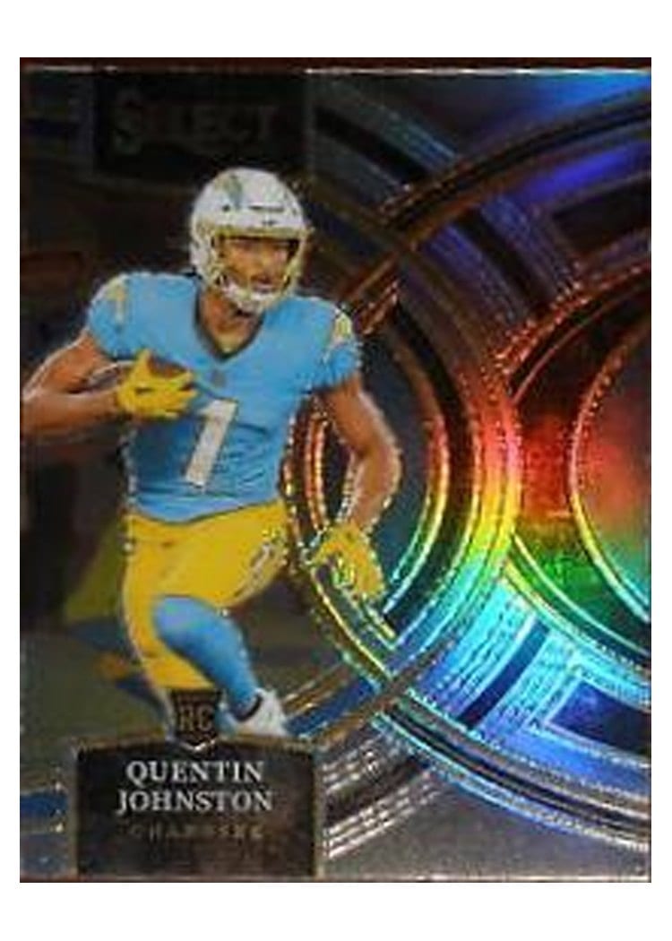 2023 Panini Select Base Set Quentin Johnston #196 card