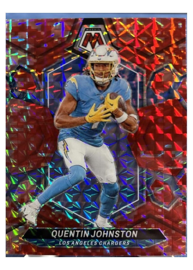 2024 Panini Mosaic Base Set Quentin Johnston #123 card