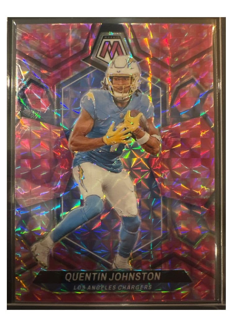 2024 Panini Mosaic Base Set Quentin Johnston #123 card