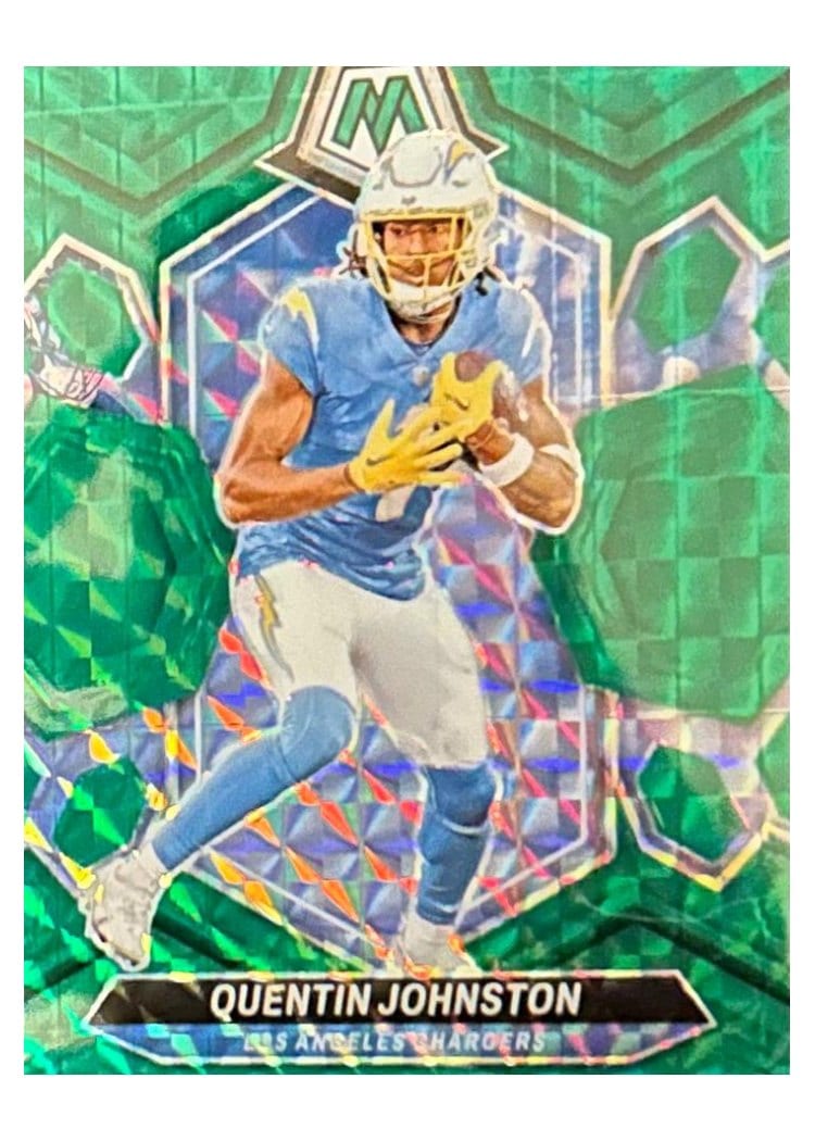 2024 Panini Mosaic Base Set Quentin Johnston #123 card