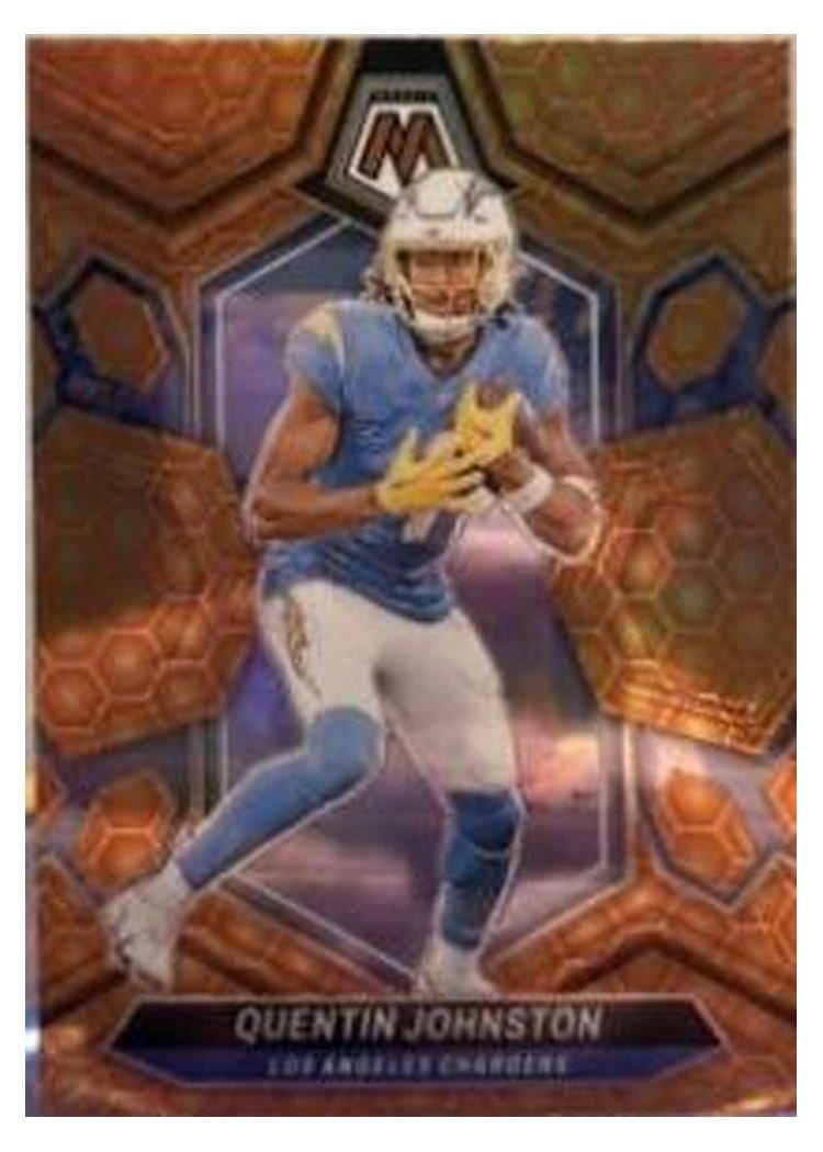 2024 Panini Mosaic Base Set Quentin Johnston #123 card