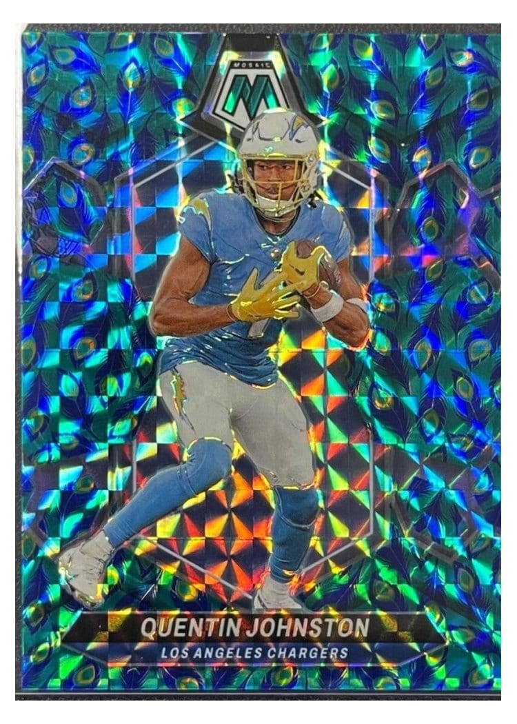 2024 Panini Mosaic Base Set Quentin Johnston #123 card