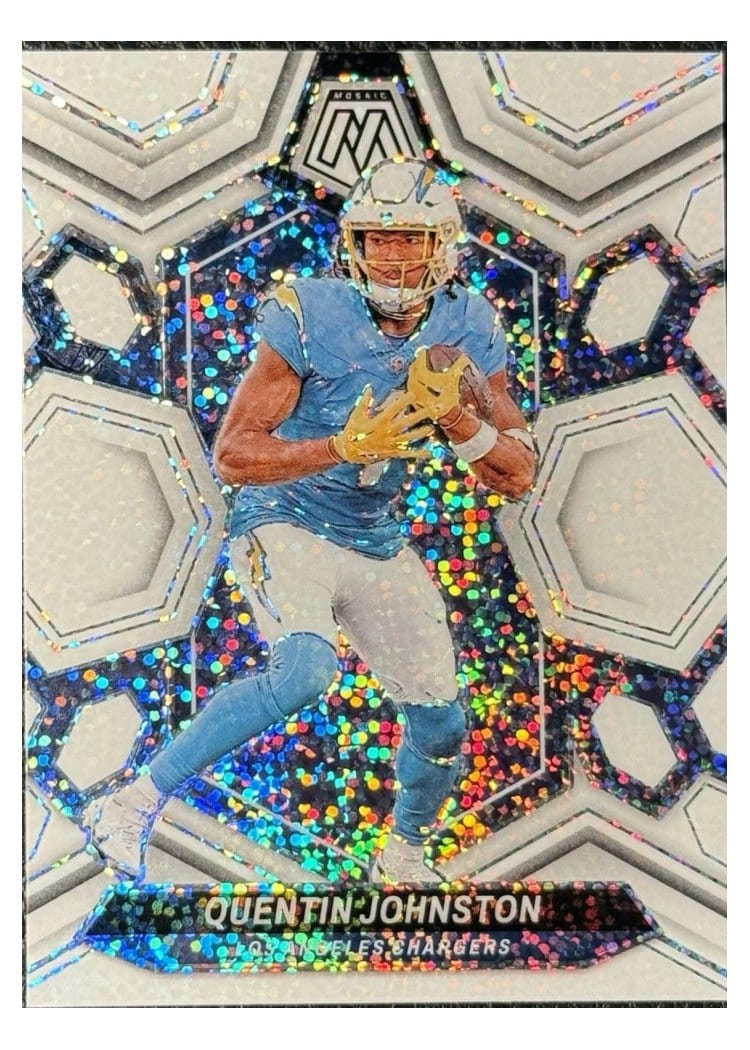2024 Panini Mosaic Base Set Quentin Johnston #123 card