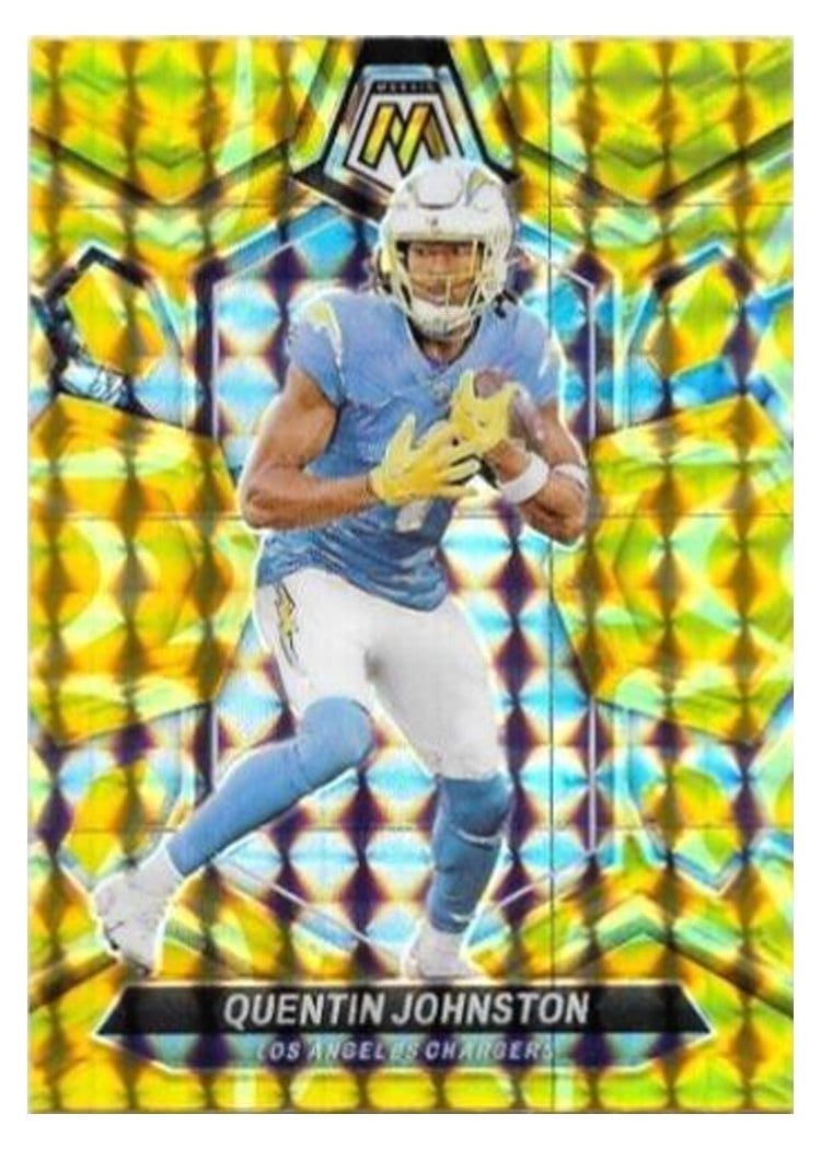 2024 Panini Mosaic Base Set Quentin Johnston #123 card