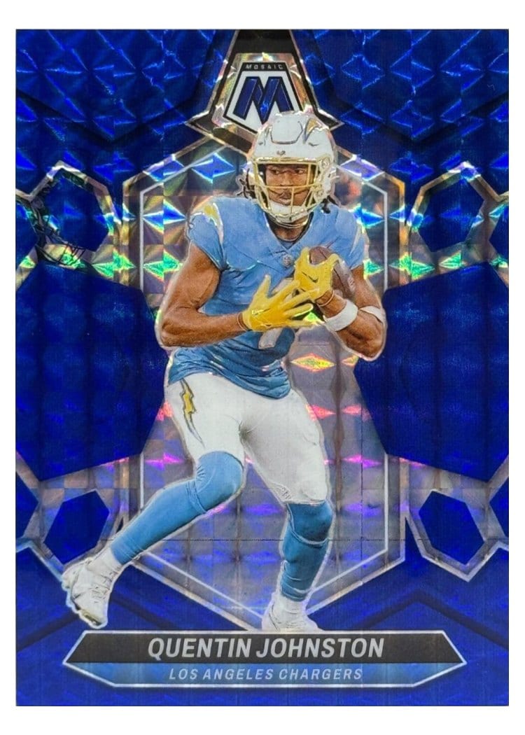 2024 Panini Mosaic Base Set Quentin Johnston #123 card