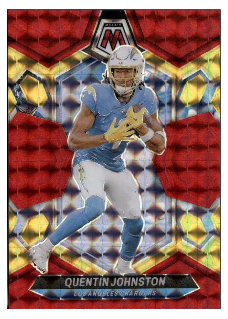 2024 Panini Mosaic Base Set Quentin Johnston #123 card