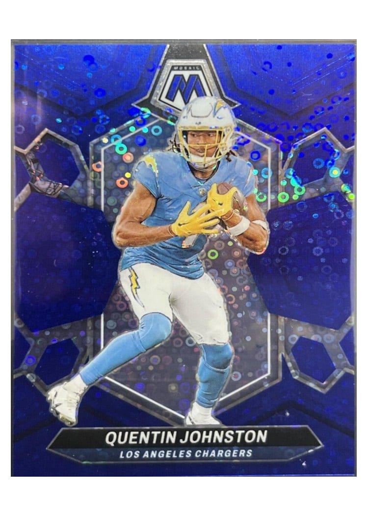 2024 Panini Mosaic Base Set Quentin Johnston #123 card