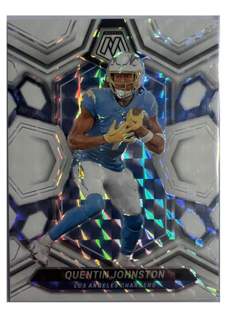 2024 Panini Mosaic Base Set Quentin Johnston #123 card