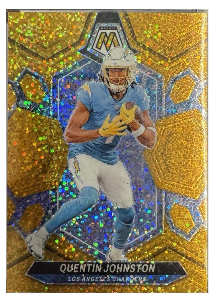 2024 Panini Mosaic Base Set Quentin Johnston #123 card