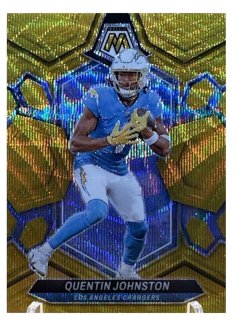 2024 Panini Mosaic Base Set Quentin Johnston #123 card