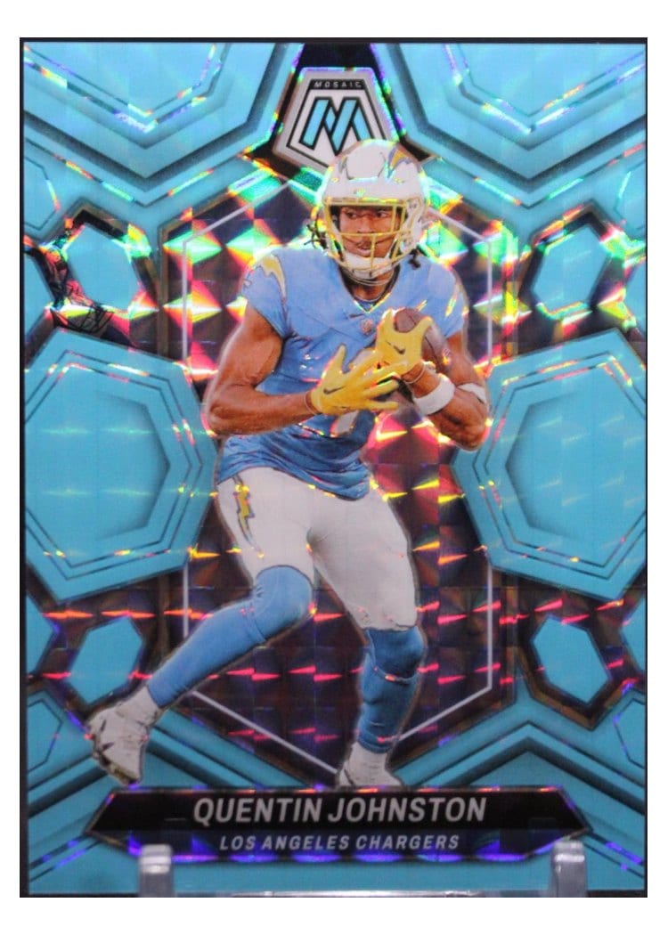 2024 Panini Mosaic Base Set Quentin Johnston #123 card