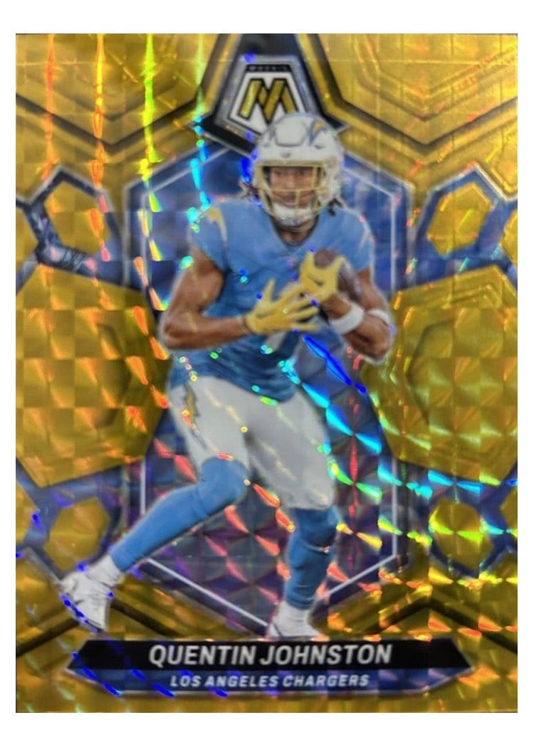 2024 Panini Mosaic Base Set Quentin Johnston #123 card