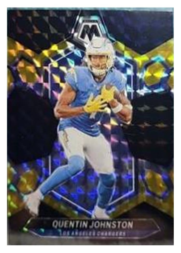 2024 Panini Mosaic Base Set Quentin Johnston #123 card