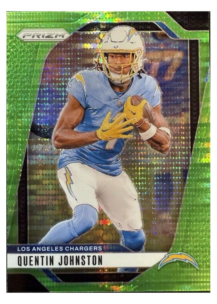 2024 Panini Prizm Base Set Quentin Johnston #160 card