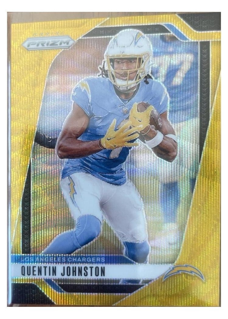 2024 Panini Prizm Base Set Quentin Johnston #160 card