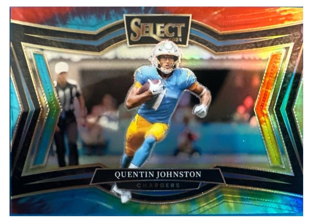 2024 Panini Select Base Set Quentin Johnston #487 card