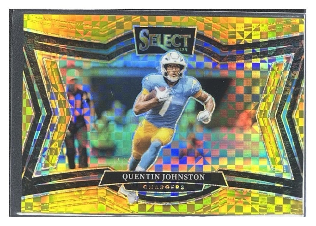 2024 Panini Select Base Set Quentin Johnston #487 card