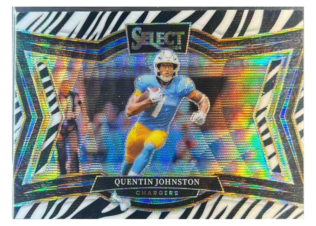 2024 Panini Select Base Set Quentin Johnston #487 card