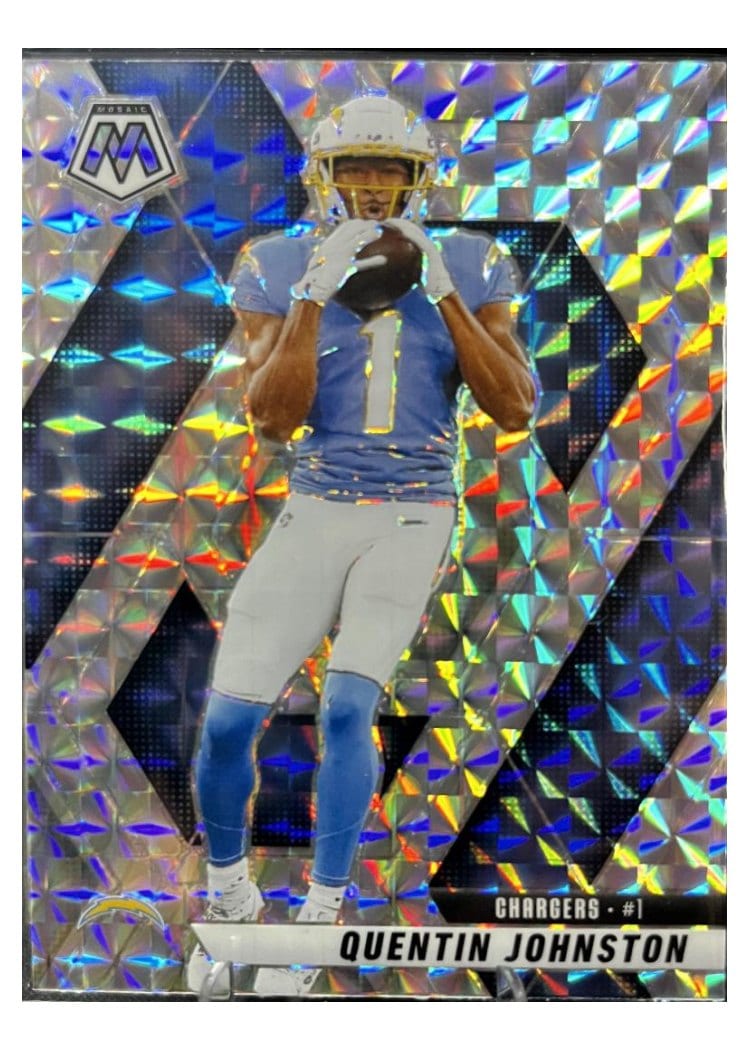 2025 Panini Mosaic Base Set Quentin Johnston #43 card
