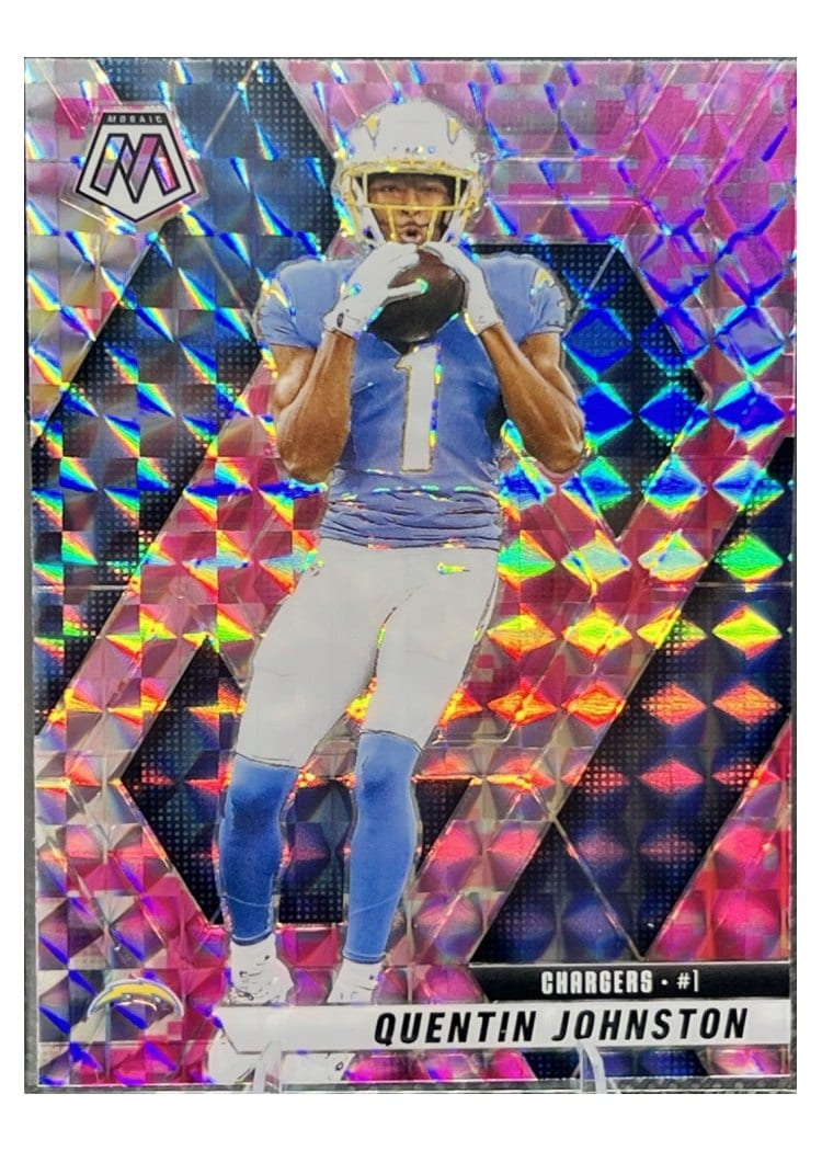 2025 Panini Mosaic Base Set Quentin Johnston #43 card