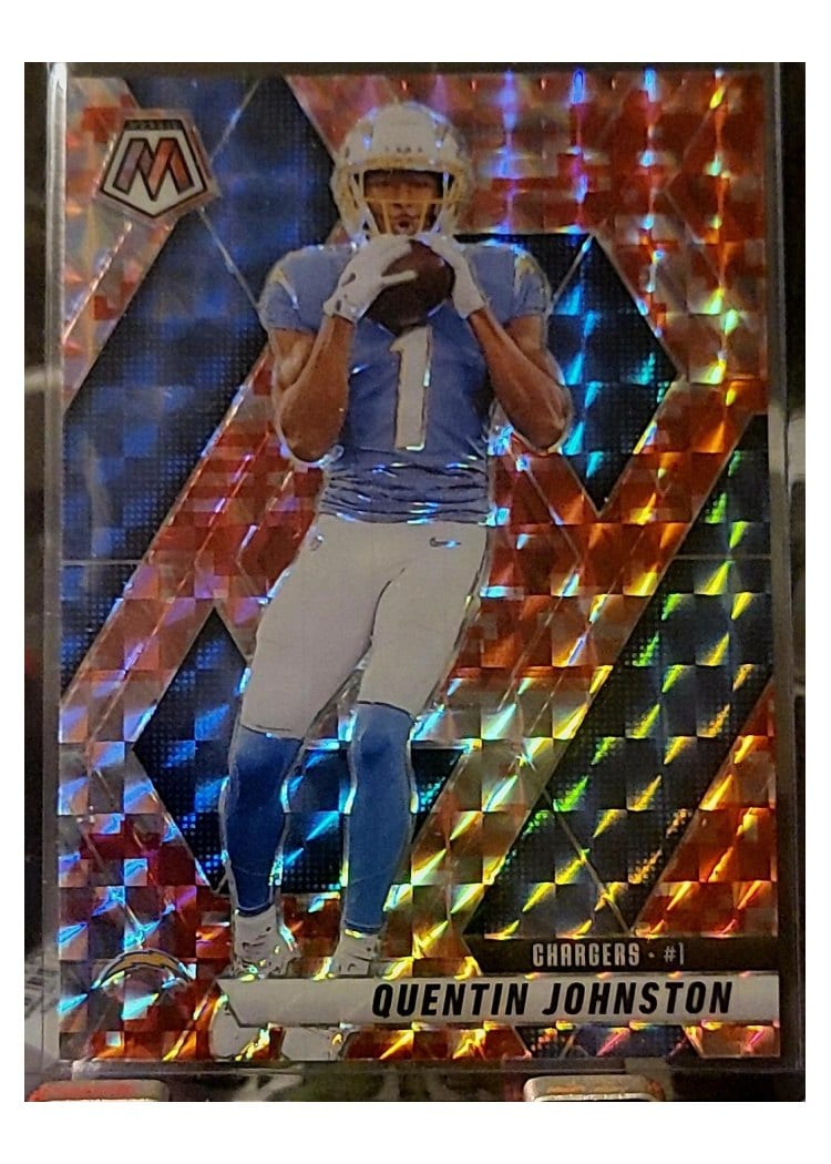2025 Panini Mosaic Base Set Quentin Johnston #43 card