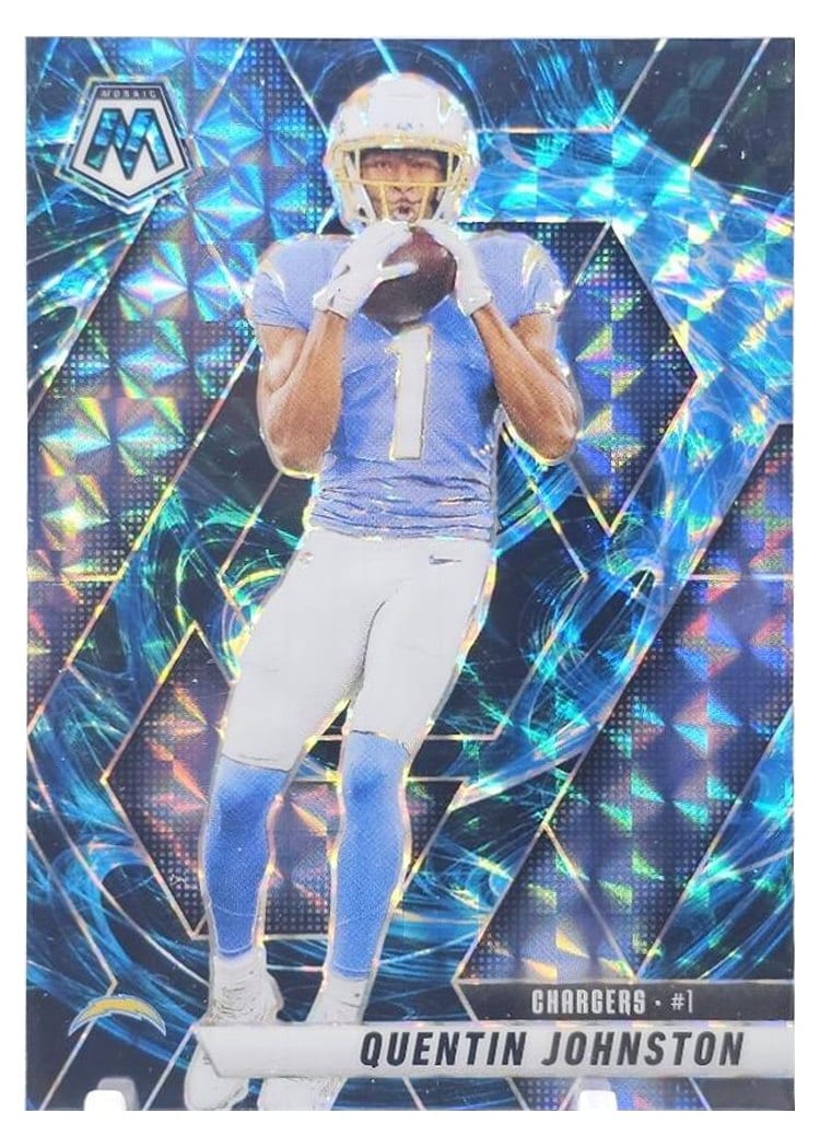 2025 Panini Mosaic Base Set Quentin Johnston #43 card