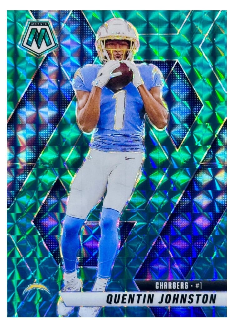 2025 Panini Mosaic Base Set Quentin Johnston #43 card