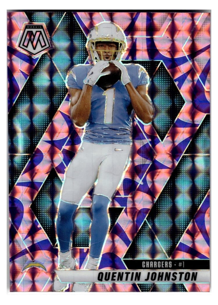 2025 Panini Mosaic Base Set Quentin Johnston #43 card