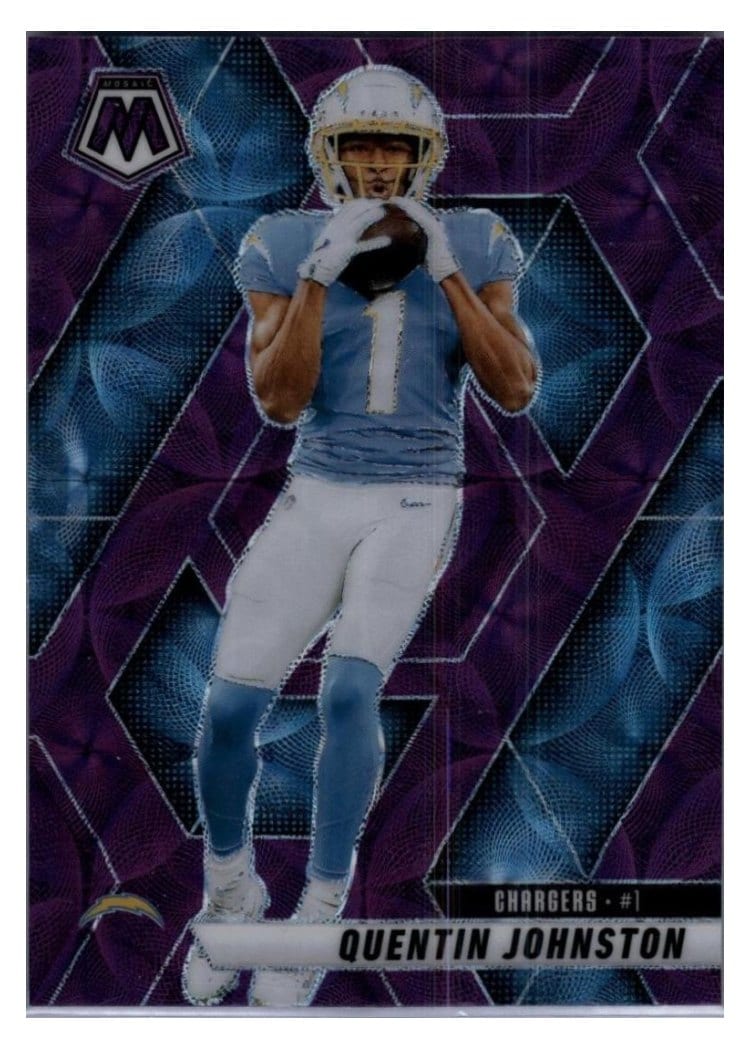 2025 Panini Mosaic Base Set Quentin Johnston #43 card