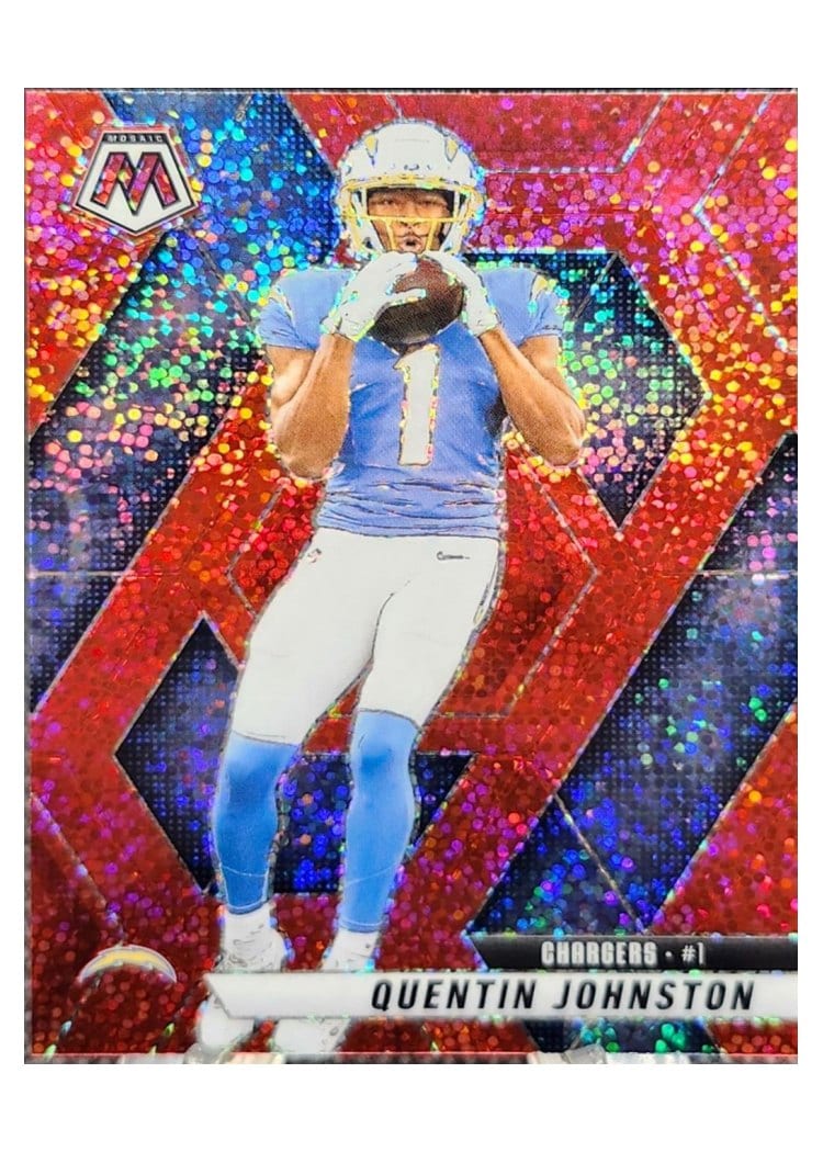 2025 Panini Mosaic Base Set Quentin Johnston #43 card