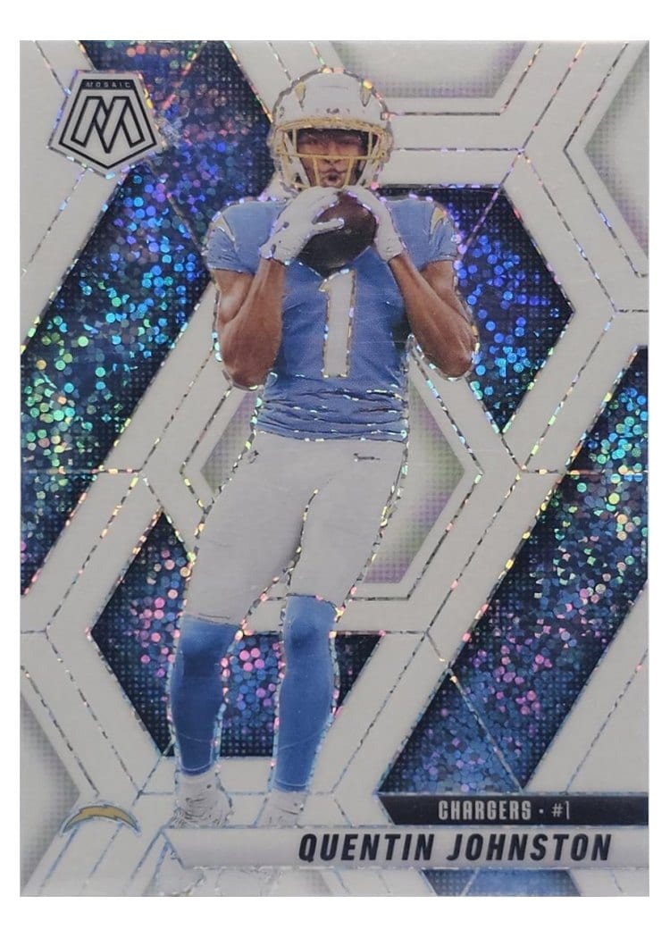 2025 Panini Mosaic Base Set Quentin Johnston #43 card
