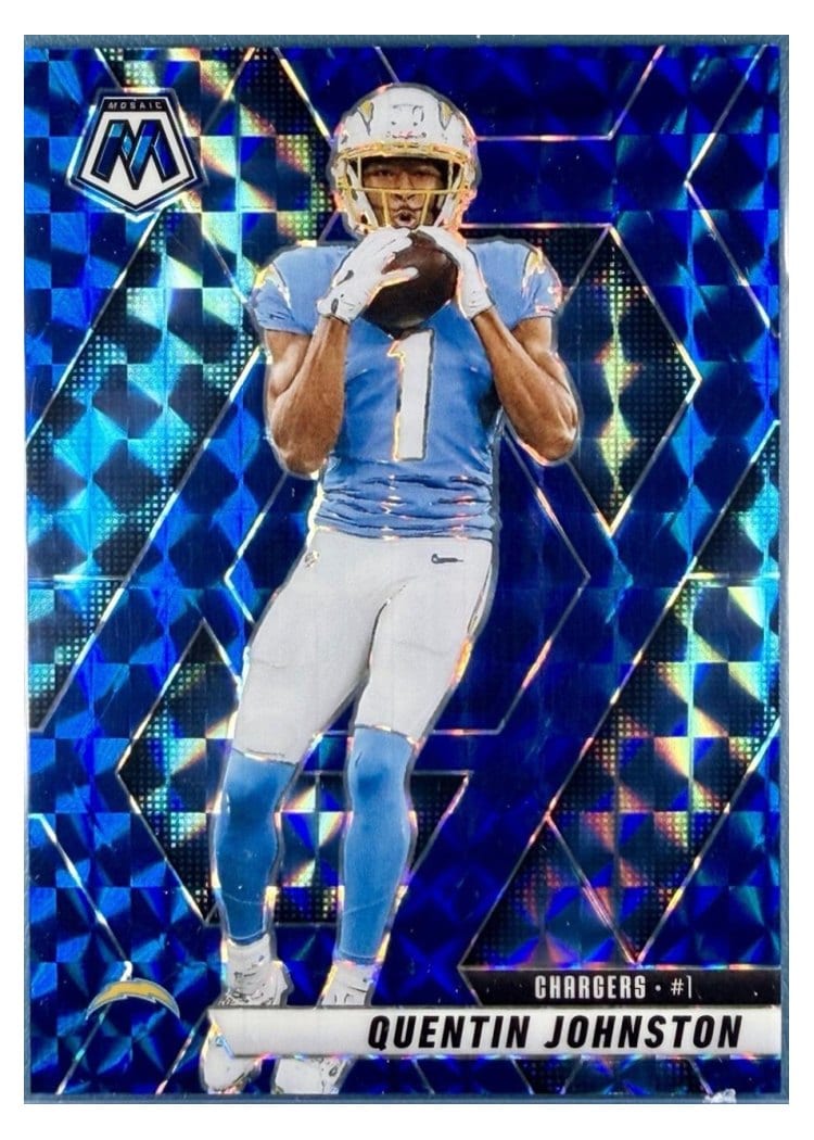 2025 Panini Mosaic Base Set Quentin Johnston #43 card
