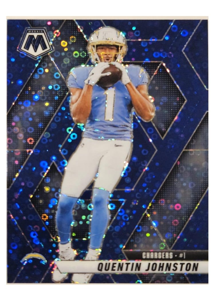 2025 Panini Mosaic Base Set Quentin Johnston #43 card