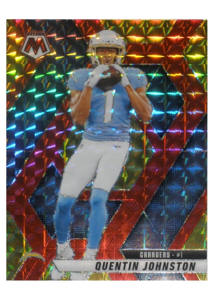 2025 Panini Mosaic Base Set Quentin Johnston #43 card