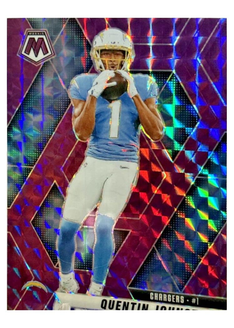 2025 Panini Mosaic Base Set Quentin Johnston #43 card