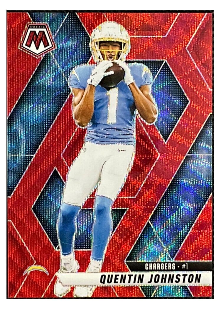 2025 Panini Mosaic Base Set Quentin Johnston #43 card