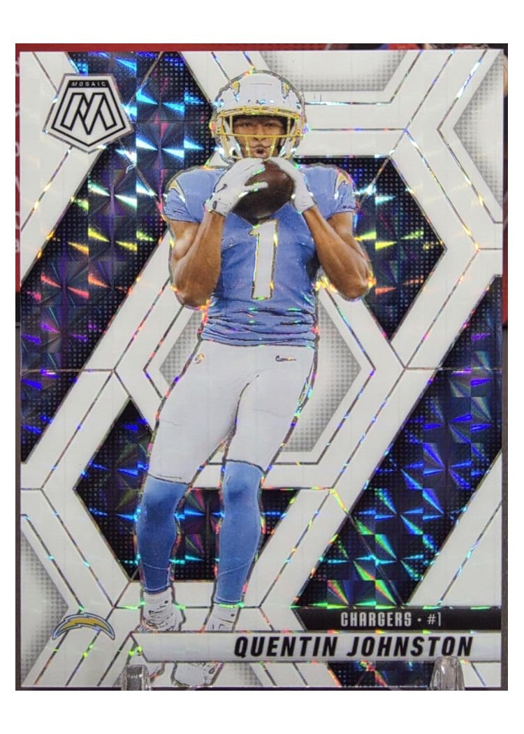 2025 Panini Mosaic Base Set Quentin Johnston #43 card