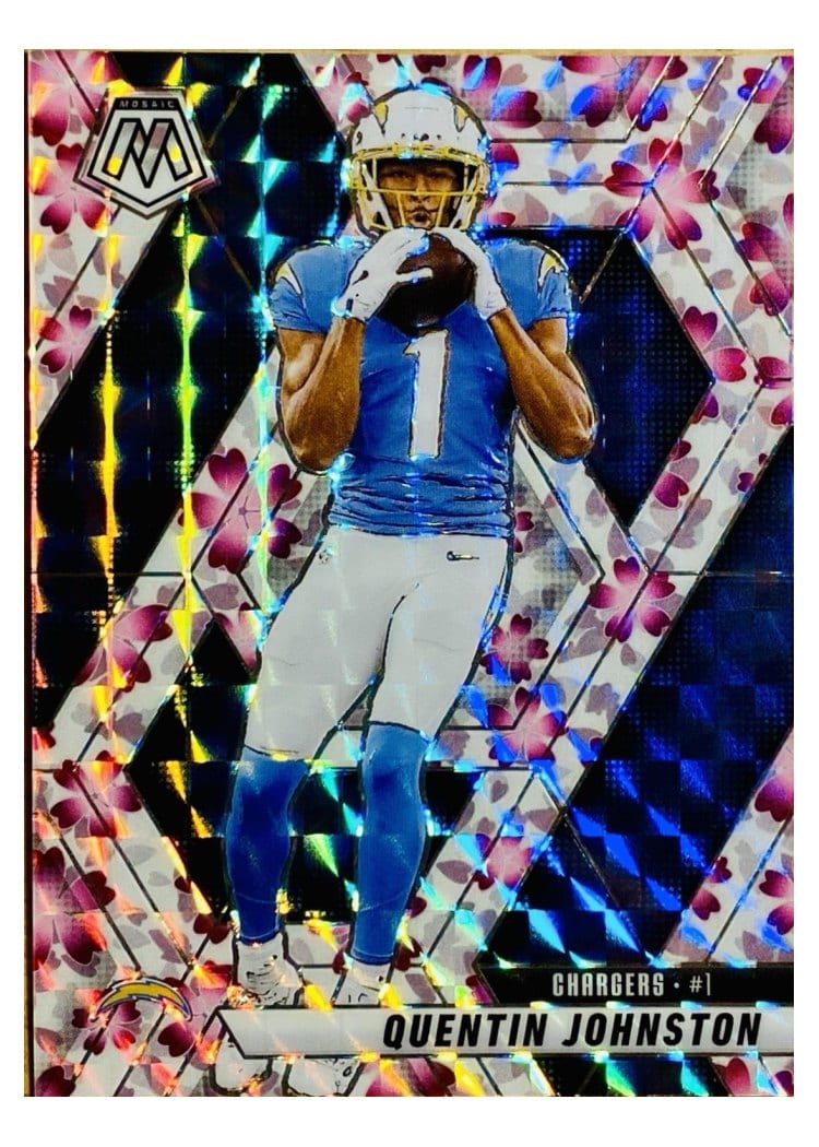 2025 Panini Mosaic Base Set Quentin Johnston #43 card