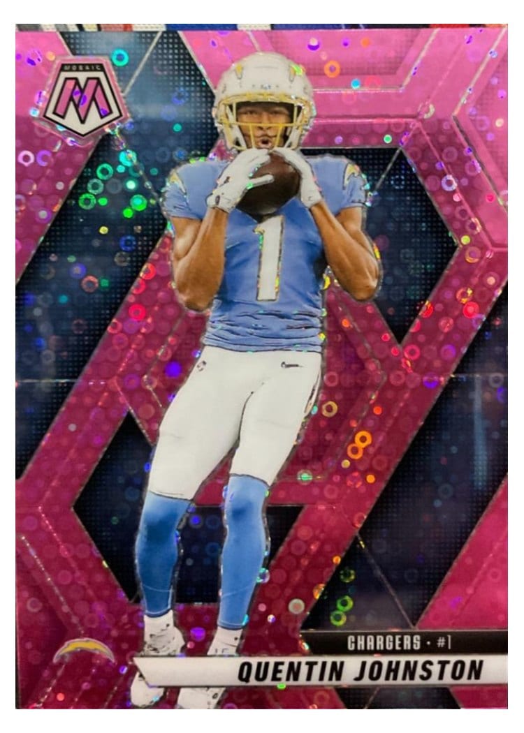 2025 Panini Mosaic Base Set Quentin Johnston #43 card