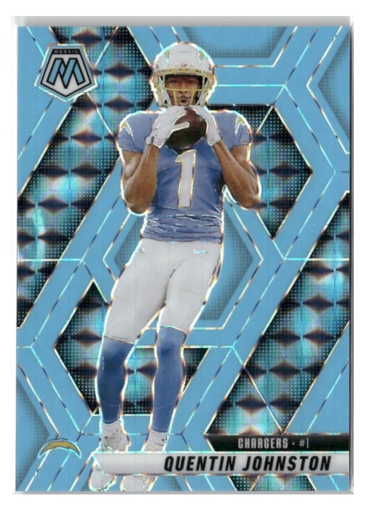 2025 Panini Mosaic Base Set Quentin Johnston #43 card