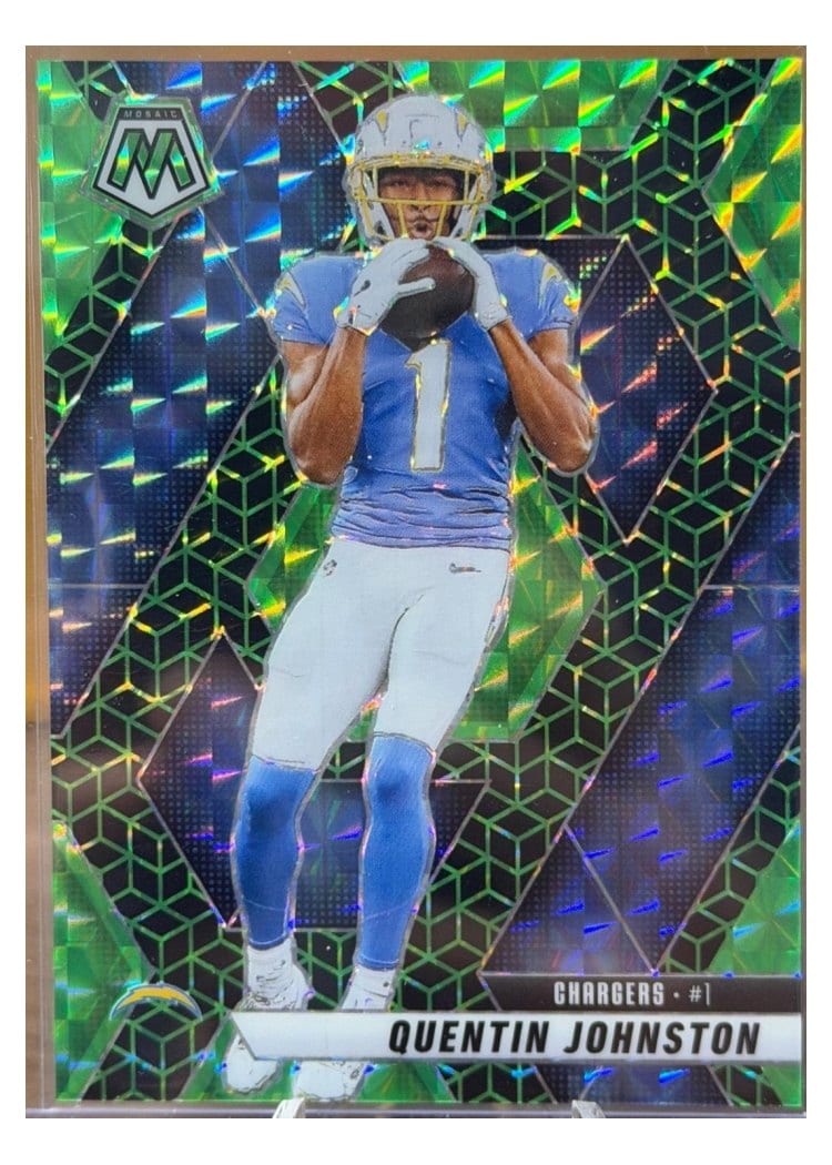 2025 Panini Mosaic Base Set Quentin Johnston #43 card
