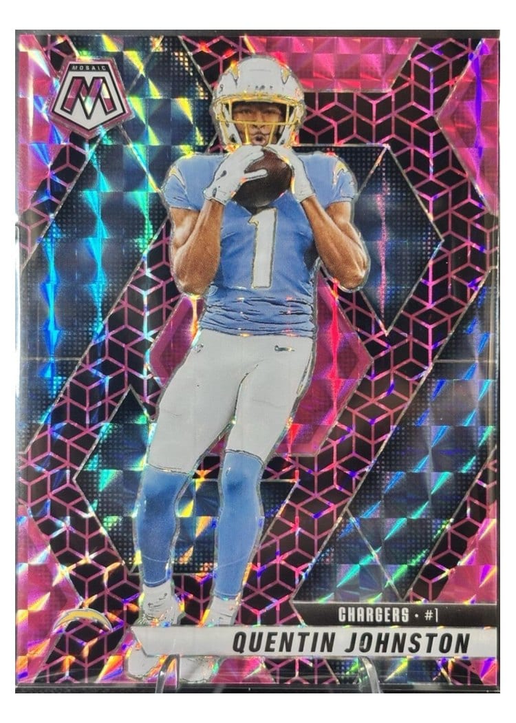 2025 Panini Mosaic Base Set Quentin Johnston #43 card