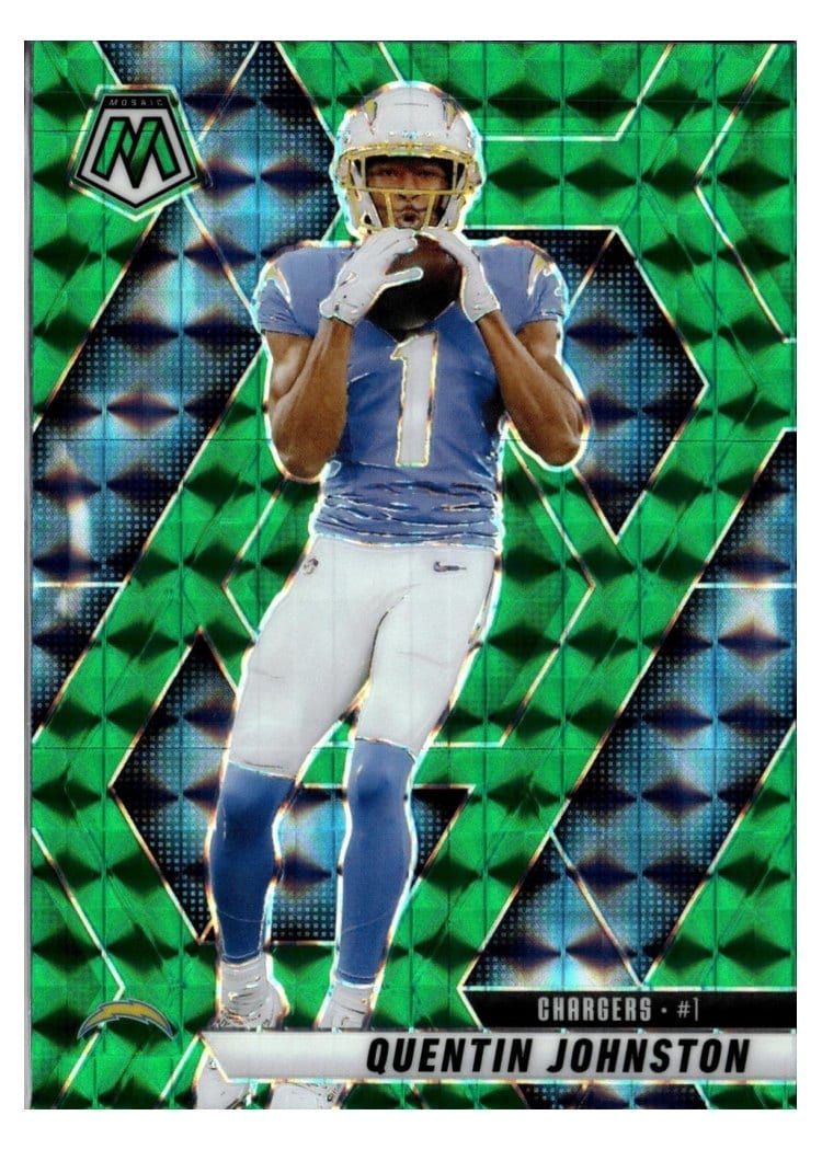 2025 Panini Mosaic Base Set Quentin Johnston #43 card