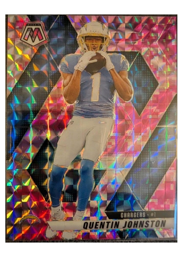 2025 Panini Mosaic Base Set Quentin Johnston #43 card