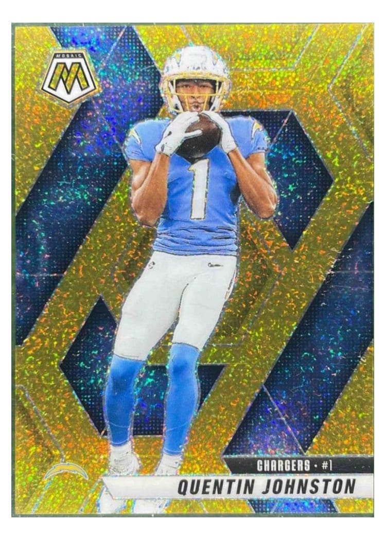 2025 Panini Mosaic Base Set Quentin Johnston #43 card