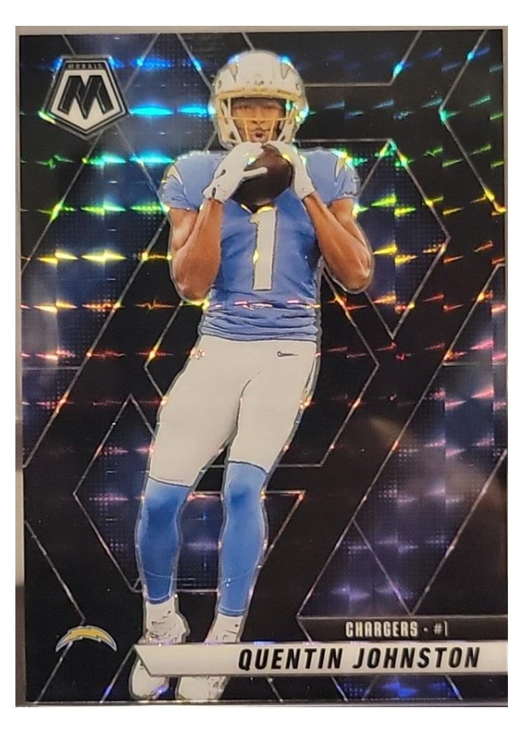 2025 Panini Mosaic Base Set Quentin Johnston #43 card