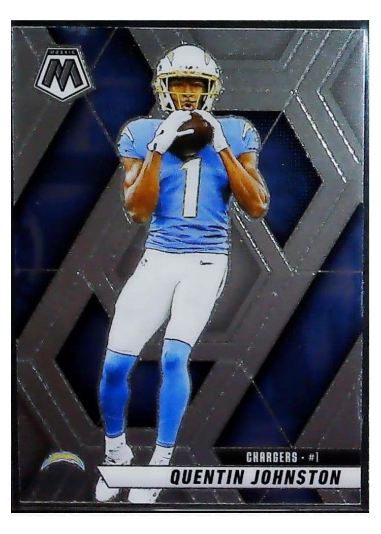 2025 Panini Mosaic Base Set Quentin Johnston #43 card
