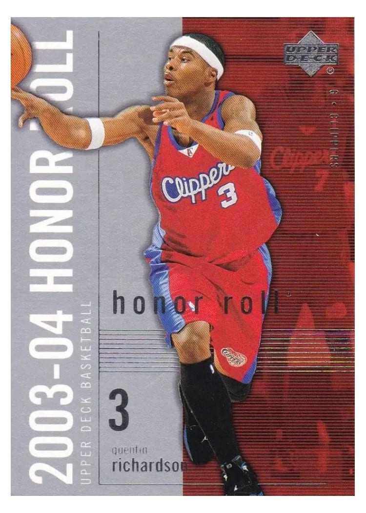 2003 Upper Deck Honor Roll Quentin Richardson #34 card