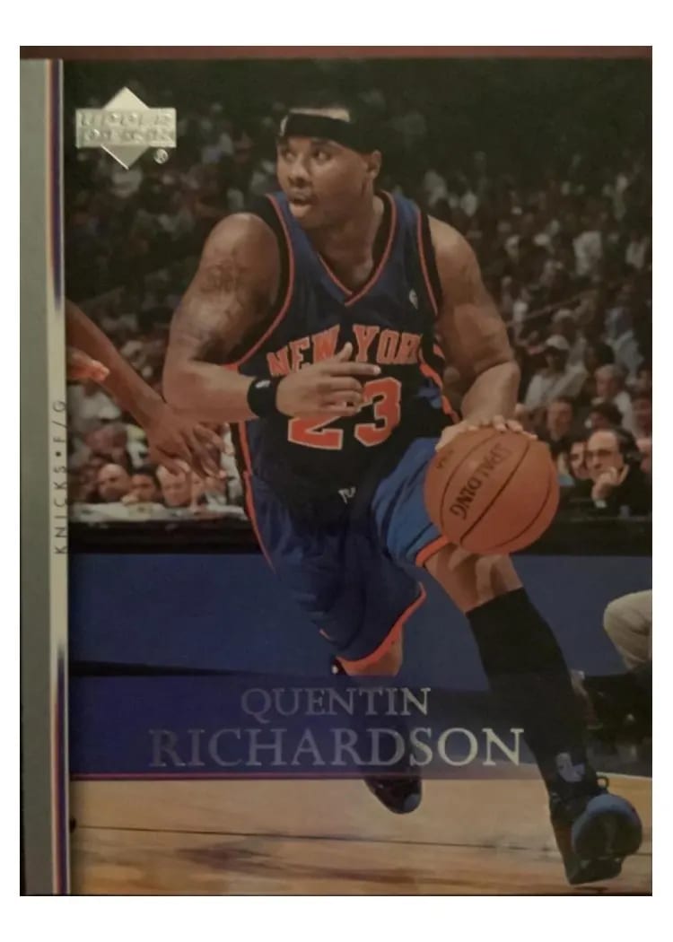 2007 Upper Deck Quentin Richardson #100 card