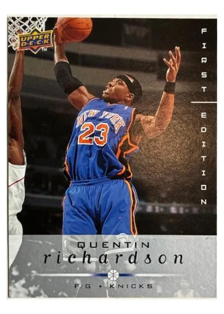 2008 Upper Deck First Edition Quentin Richardson #124 card